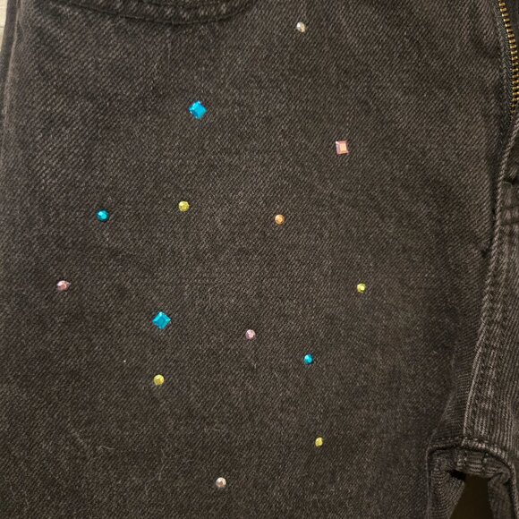 Girl's Old Navy - Brand New Black Denim Jeans - 12 - Picture 2 of 5